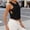 Black Tops, variant on Women Casual Shirts Summer Solid Color T Shirt Crew Neck Tee For Everyday Comfort And Fit Lightweight Breathable Blend Tops Sleeveless Relaxed Fit T-Shirt