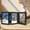 Black Triple Fold, variant on Hinged Photo Frame Wood Rectangle Picture Frame 4x6 for Bedroom Desk Desktop Black Triple Fold