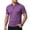 Purple #1, variant on LNZGNM Polo Shirts for Men 1/4 Zip Up Short Sleeve Slim Fit Golf Shirt Casual Solid Color Collared T-Shirts Lightweight Breathable Workout Tops,Dark Green 2XL