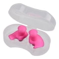 thumbnail image 1 of Tapones para los oídos de natación, protección para los oídos en espiral para , tapones para los oídos de silicona para dormir Rosa, 1 of 8