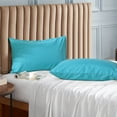 thumbnail image 3 of Evolive Ultra Soft Brushed Microfiber Standard Size 20"x30" Pillowcases Pair Set of 2 (Ocean), 3 of 4
