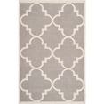 thumbnail image 1 of Safavieh Dhurries Dark Grey Contemporary Rug - 6' x 9', 1 of 5