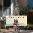 thumbnail image 3 of Freedom Australian Cattle Dog on Independence Day 4th of July Landscape Wood Sign Heeler Lover Gifts Hanging Wall Home Decor - 01005, 3 of 5