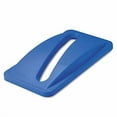 thumbnail image 3 of Rubbermaid Slim Jim Paper Recycling Top, 20.38w x 11.38d x 2.75h, Dark Blue, 3 of 3
