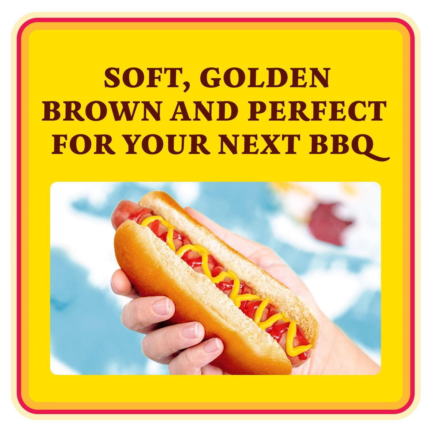 Aunt Hattie's Potato Hot Dog Buns, Sliced Potato Bread Buns, 8 Count, Shelf-Stable