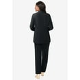 thumbnail image 2 of Jessica London Women's Plus Size 2-Piece Double-Breasted Pantsuit, 2 of 5