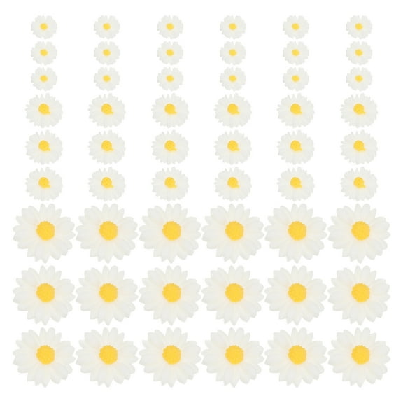 Uxcell Resin Daisy Flower Charms, Flatback Cute Flower Charms for DIY Scrapbooking Embellishments White