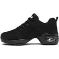 thumbnail image 2 of Women's Jazz Shoes Dance Trainers Lace Up Cushion Breathable Ladies Split Sole Dance Sneakers Platform Shoes, 2 of 11