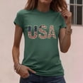 thumbnail image 5 of Vetsdori Women's Patriotic T Shirts Red White and Blue Independence Day Pullover Short Sleeve Fourth of July,USA Years Anniversary Graphic Crew Neck Summer Blouses for Women Casual, 5 of 7