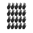 thumbnail image 2 of 40 Piezas Guantes de Billar Transpirables Snooker Guantes de Mano Izquierda Derecha 3 Dedos Guantes de Taco, 2 of 9