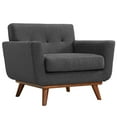 thumbnail image 2 of Modern Contemporary Living Room Armchair and Loveseat Sofa Set of Two Gray, 2 of 6