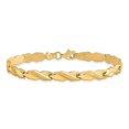 thumbnail image 3 of Diamond2Deal 10K Yellow Gold Bracelet 7 inch for Women, 3 of 5