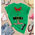 thumbnail image 3 of S4E Women's Elf Christmas Holiday Costume T-Shirt Medium Irish Green, 3 of 4