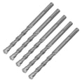 thumbnail image 2 of 5 Pcs Rotary Hammer Drill Bit 160mm Length 2 Flute Self Centering Carbide Tip Impact Drill Bits for Brick Stone Concrete 12mm/0.47in, 2 of 5
