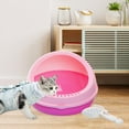 thumbnail image 6 of perfeclan , Closed Cat , , Easy Access, Convenient , Semi-Opening Cat , Kitten Pet Gift Pink, 6 of 9