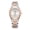 Rose Two Tone, variant on Italy BICOLORE Unisex Stainless Steel Wrist Watch - Silver Tone Pink
