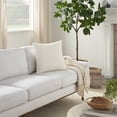 thumbnail image 2 of Nourison Life Styles Vertical Stripes Ivory 18" x 18" Throw Pillow Cover, 2 of 5