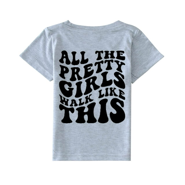 Cathalem Girls T Shirt Short Sleeve Short Sleeve Basic Layering Shirt,Gray XXXL