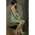 thumbnail image 3 of Alice Pike Barney 11x14 Black Modern Framed Museum Art Print Titled - Study of a Seated Woman (1909), 3 of 5