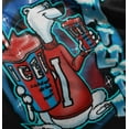 thumbnail image 5 of Airbrushed King Icee Bear Chillin Toddler Boy Girl T Shirt Infant Toddler Brisco Brands 12M, 5 of 6