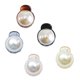 thumbnail image 1 of 5pcs Pearl Hair Claw Clips Stylish Hair Barrettes for Baby Girls Toddlers Kids Brown Orange Grey, 1 of 3