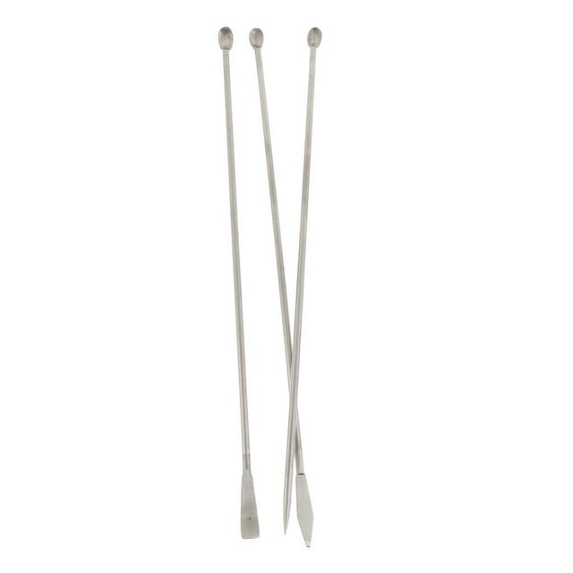 Cucharas de 3 Piezas Zulema de acero inoxidable para Medición de Medicina en polvo 22 cm