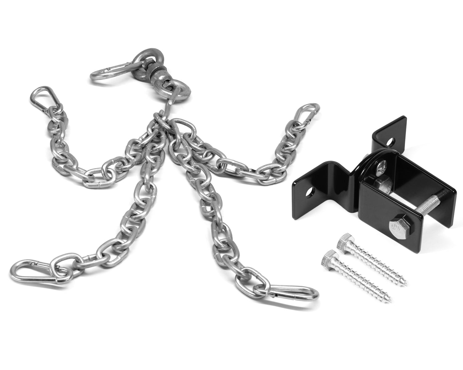 Boxing Bag Chain Yes4All Solid Steel Swivel 4 Snap Hooks With Wood Beam Hanger for sale online 