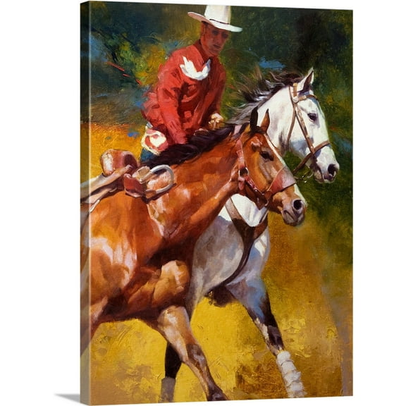Great BIG Canvas | "In Stride" Canvas Wall Art - 18x24