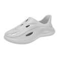 thumbnail image 5 of Rokment Men Women Lightweight EVA Wave Hollow out Clogs Slip on Slides Breathable Cushioned Platform Non Slip Mules Water Garden Shoes for Beach Pool Shower Walking Quick Drying, 5 of 6