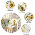 thumbnail image 6 of Sunflower Tablecloth Rectangle Table Cloth 60x120 , Waterproof Tablecloth Outdoor Table Cloth, Farmhouse Flowers Summer Botanical Washable Table Cover for Kitchen Dining Party, 6 of 8