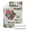 thumbnail image 2 of Pitbull Mom Like a Normal Mom Except Cooler Happy Mother's Day Cozy Fleece Blanket Terrier Dog Lover Warm Soft Throw Blanket - 02004, 2 of 5