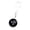 White, variant on Unisex Electronic Hanging Watch Keychain Pocket Watch Digital Clock Kids Gift