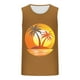 thumbnail image 4 of Camiseta sin mangas de cuello redondo para hombre, informal, a la moda, sin mangas, con estampado, blusa deportiva de cuello redondo para hombre, 4 of 4