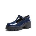 thumbnail image 1 of Zapatos DREAM PAIRS Mary Jane con Tacones Gruesos Azul Marino Talla 9.5, 1 of 8