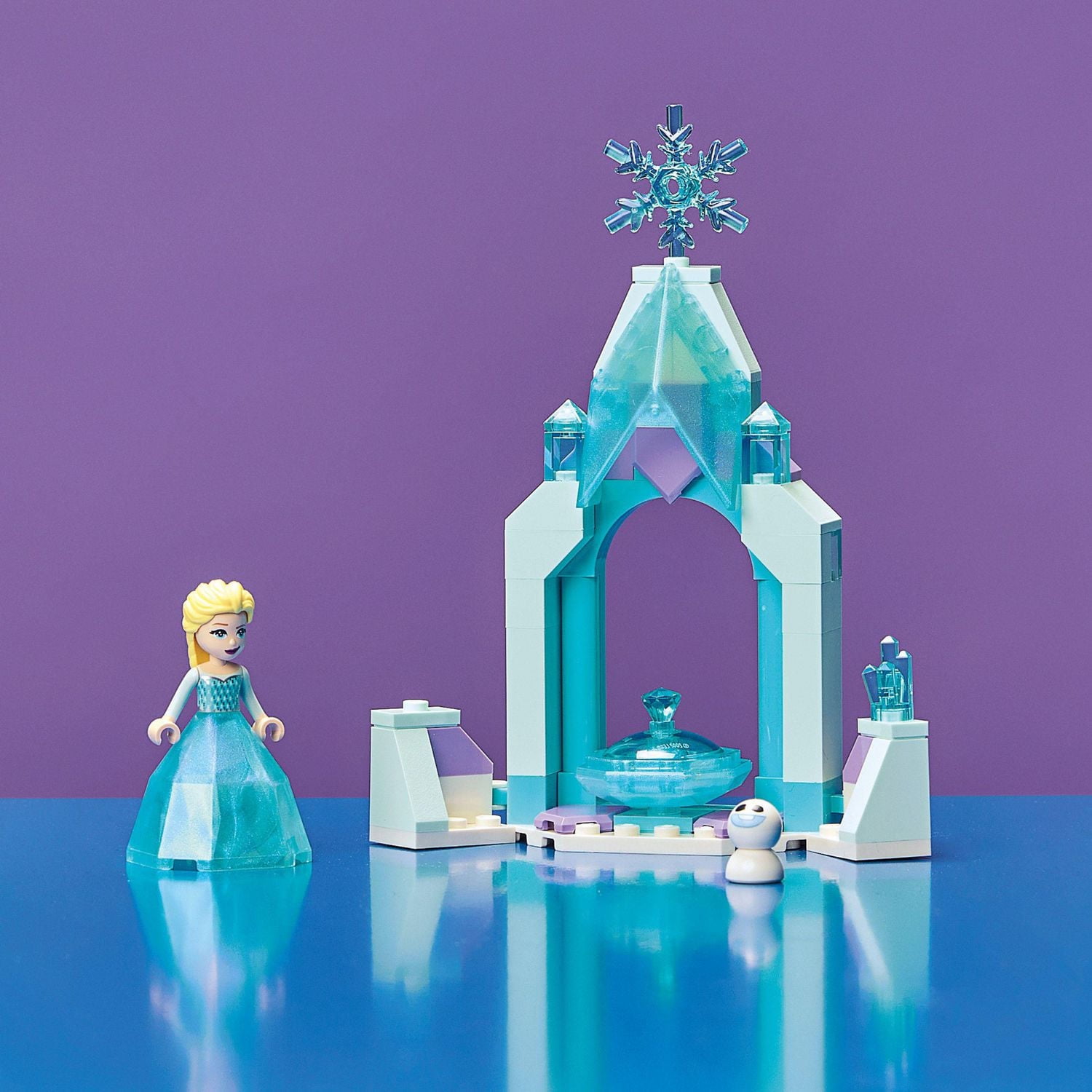 LEGO Disney La cour du château d’Elsa 43199 Ensemble de construction (53 pièces)