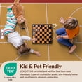 thumbnail image 4 of Design&I 4'x6' Ultra Soft Area Rug, Scoreboard Motif Bold Stripe Border Center Repeating Basketball Lines Refined None Fluffy Washable Non Shedding for Bedroom Living Room Home Office, 4 of 7
