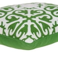 thumbnail image 2 of Parkland Collection Ceti Green and White Decorative Throw Pillow, 20 x 20 Cotton Square Pillow, 2 of 7