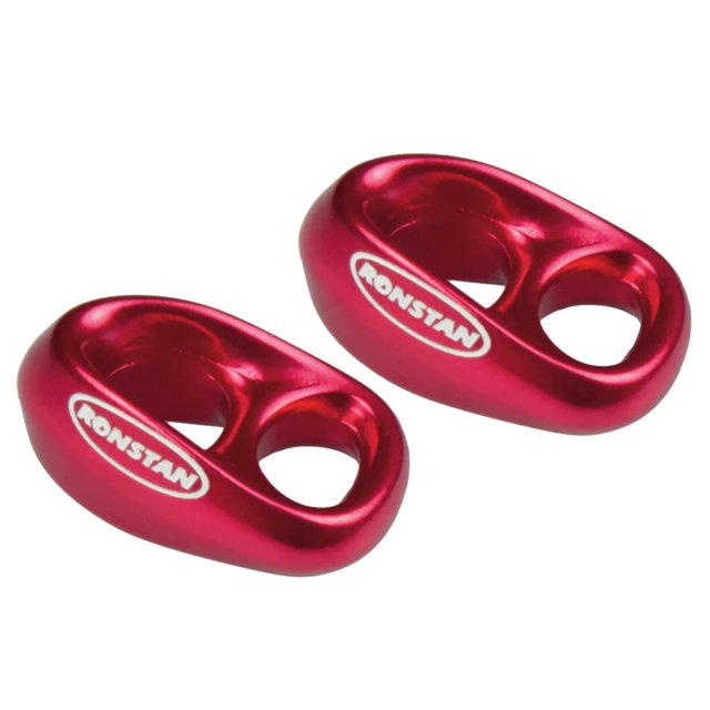 Ronstan RF8080R-2 Shock - 3/16 Line - 1/4 Webbing - Red - Pair