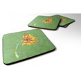 thumbnail image 1 of "Caroline's Treasures 8854FC Gerber Daisy Orange Foam Coasters (juego de 4), 3.5" de alto x 3.5 "de ancho, multicolor" Caroline's Treasures 8854FC, 1 of 1