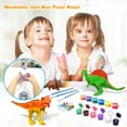 thumbnail image 2 of YOPTOP Kids Crafts and Arts Dinosaur Painting Kit with Play Mat, Dinosaurs Toys Art and Craft for Boys Girls Age 4 5 6 7 8 Years Old, Fun DIY Kids Paint Birthday Gifts for Children Animal Set, 2 of 10