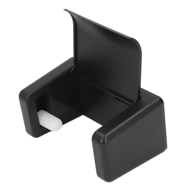 Portarrollos De Papel Higiénico Para Toallas, Contenedor Autoadhesivo De Plástico Negro Montado En La Pared, Sin Perforación, Para Y Cocina