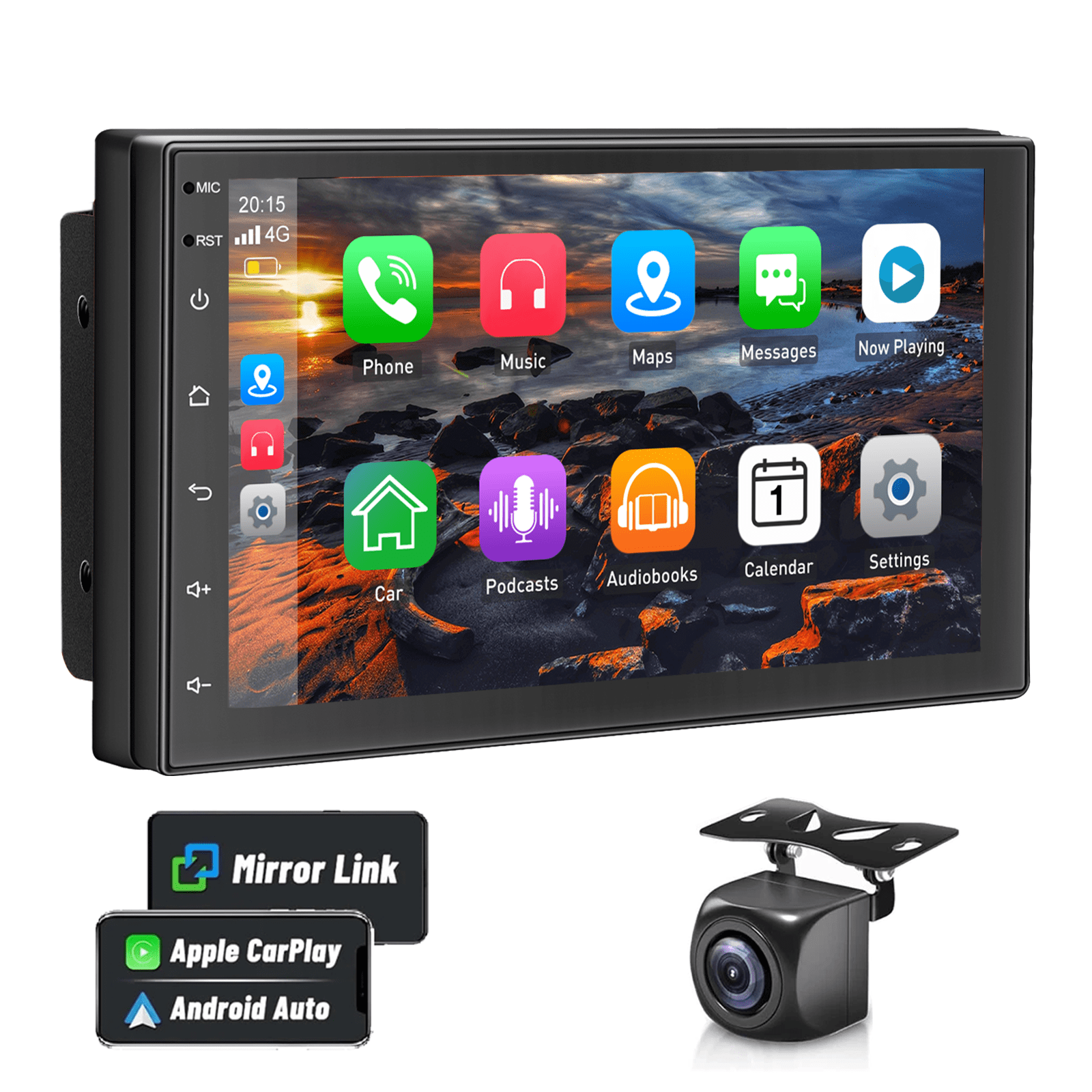 ATOTO Double Din Car Stereo 7inch Car Radio with Wireless Apple