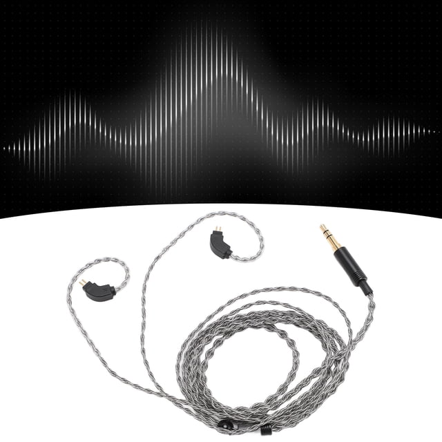 Cable Para Auriculares, Cable Para Auriculares Con De Sonido Sin Pérdidas De 3,5 Mm A 2 Pines Y 0,78 Mm Para Amplificadores Para Teléfonos