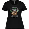 thumbnail image 3 of Inktastic Our 1st Mothers Day Together Cute Mom and Baby Sloth Women's Plus Size T-Shirt, 3 of 5