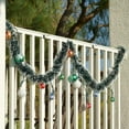 thumbnail image 6 of Christmas Tinsel Garland Decorations for Tree Xmas Dark Green Christmas Garland Twist Garland Ceiling Hanging Decorations,for Home Mantle Stair Fireplace Party Indoor Outdoor, 6 of 9