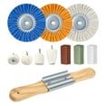 thumbnail image 3 of 11x Kit de pulido de ruedas, compuestos multifuncionales, almohadillas para pulir carrocería de coche, rueda de pulido de 8 pulgadas para joyería de, 3 of 8