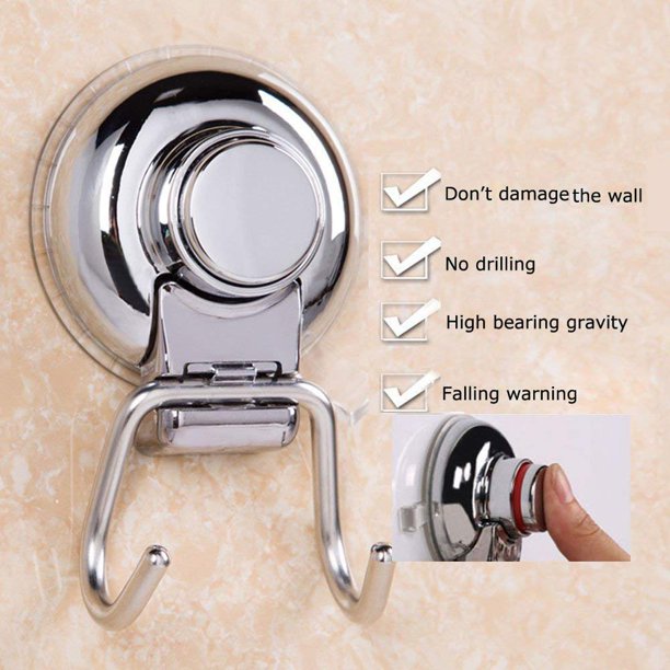 Suction Cup Towel Hook Vetap Powerful Vacuum Suction Cup Holder for Towel Bathrobe and Loofah