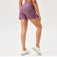 thumbnail image 5 of Plebaso Shorts de Course pour Femmes Séchage Rapide Décontracté Taille Haute Extensible Yoga avec Poches, 5 of 5