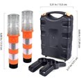 thumbnail image 2 of Emergency Roadside Flares Road Safety Strobe Light Led Flashing Flares Warning Hazard Light Highway Beacon Alert Traffic Safety Light Kit Magnetic Bas, 2 of 3