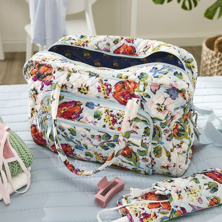 Vera Bradley Women's Cotton Weekender Travel Bag Sea Air Floral 